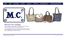 Tablet Screenshot of mchandbags.com